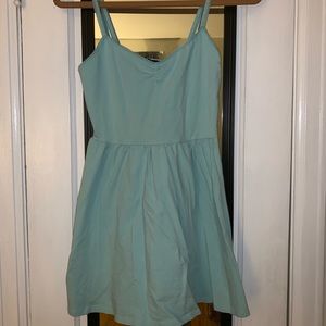 Blue Cami Skater Dress